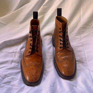 Loake 1880 Burford 2 Tan Wingtip Boot